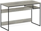 FURINNO Moretti Lifestyle Study Desk, 45 Inches, French Oak Grey