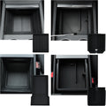 Center Console Organizer Control Lower Bottom Storage Box 4PC Compatible with 2024 2025 Tesla Model 3 Highland