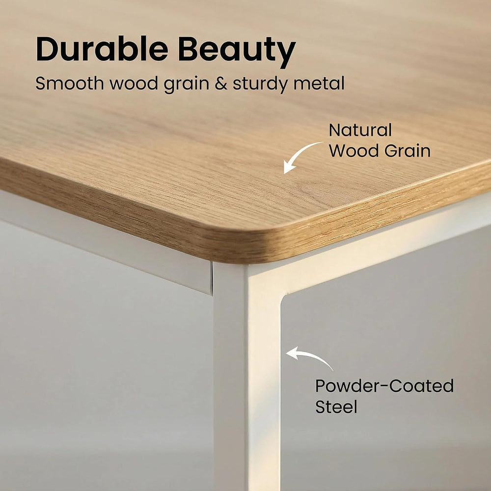 Tangkula Compact Dining Table Set for 4, Small Kitchen Table Set with Square ...