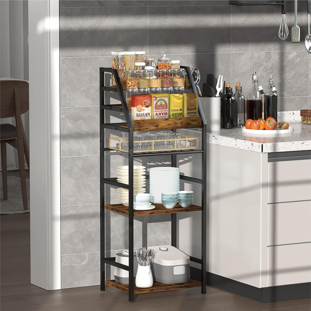 Trapezoid Liquor Wine Rack - Stepped Freestanding Design for Home - Fits Livi...