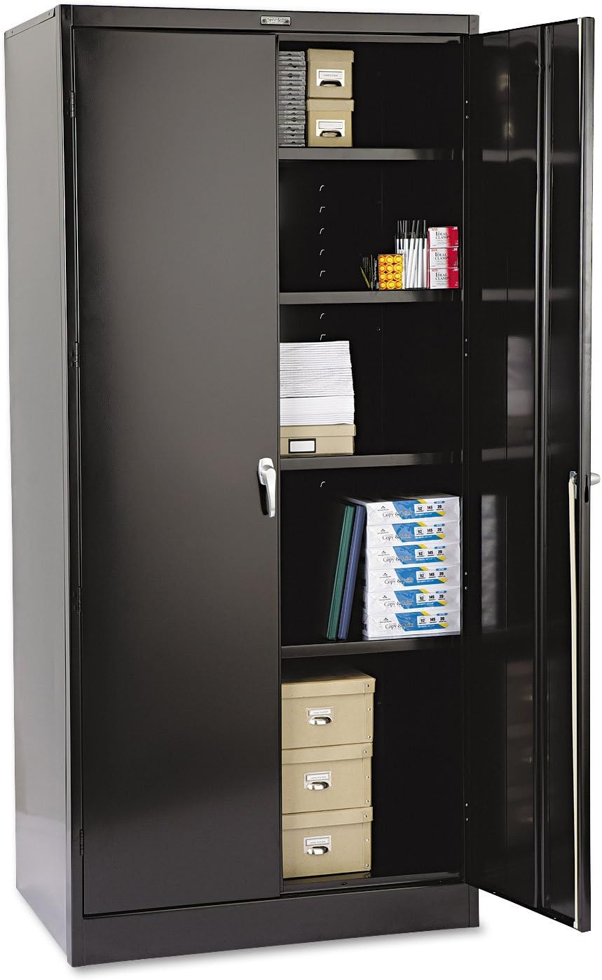 Tennsco 36 by 24 by 78-Inch Deluxe Steel Storage Cabinet with 4 Adjustable Sh...