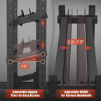 3-Tier Dumbbell Rack, 1100LB Capacity Adjustable Weight Rack for Home Gym, Heavy-Duty Weight Stand for Dumbbells Kettlebells & Weight Plates(Rack Only)