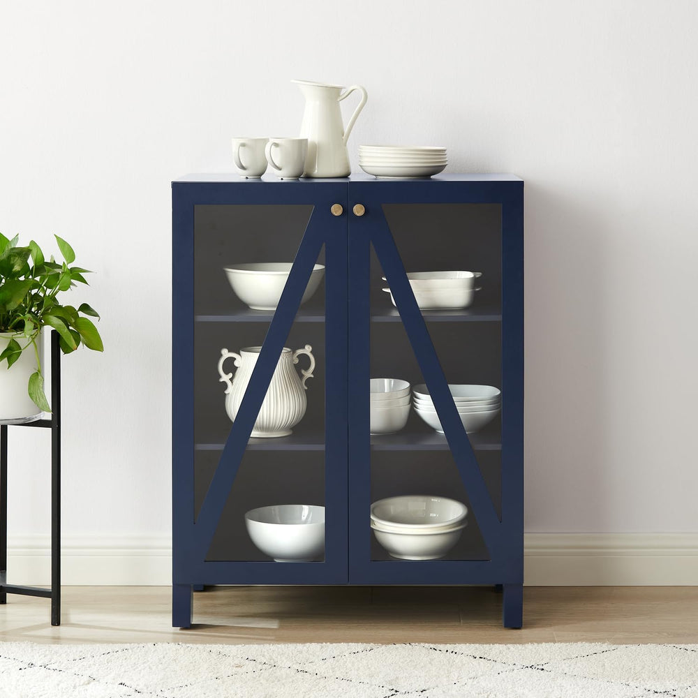 HomeStock Medieval Moods Stackable Storage Pantry Navy