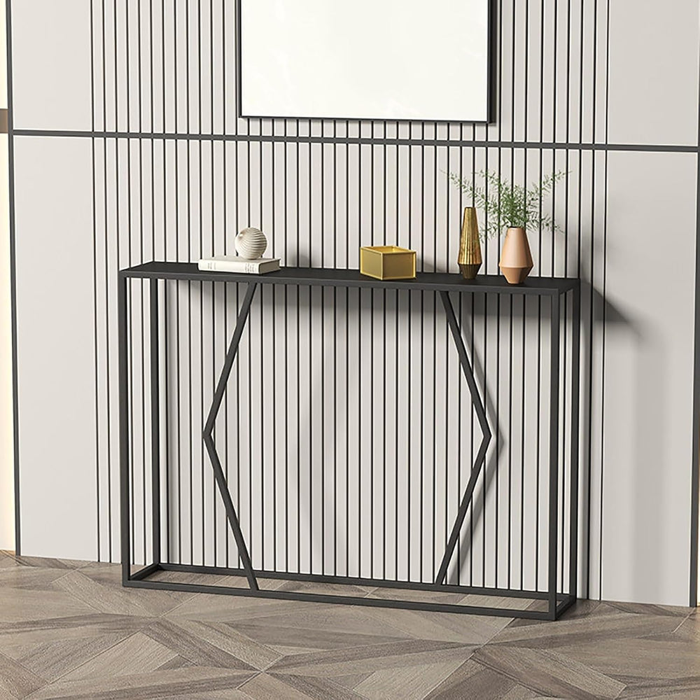 Narrow Console Table Industrial Kitchen Dining Breakfast Counter Furniture Ac...