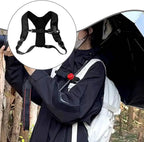 2 Pieces Umbrella Holder Hands Sun Umbrella Holder Support Rain Stand Bracket Mount PP Structure Shoulder Clip Quick Setup, Shoulder 1 Piece