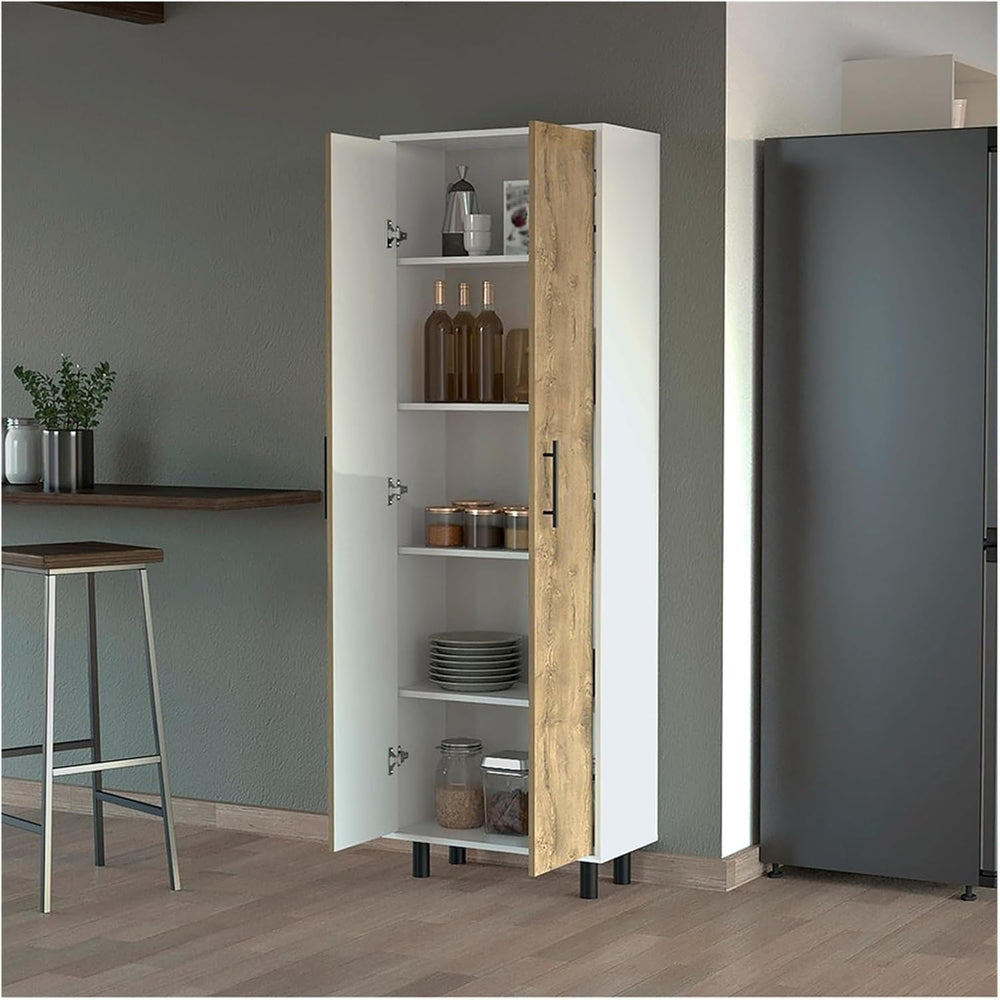 2-Door 5-Shelf Kitchen Pantry Large Capacity Storage Dining Cabinet,for Kitchen