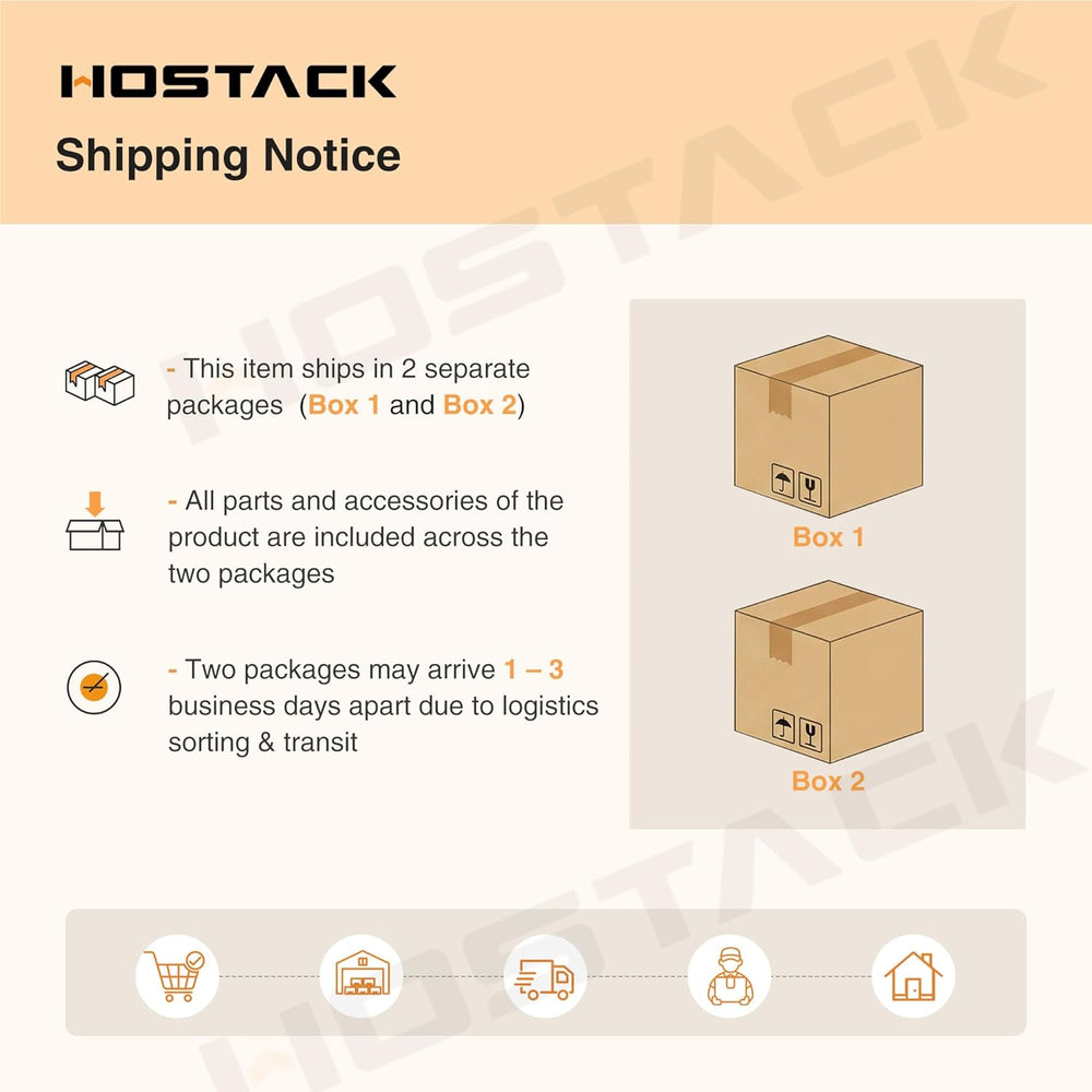 HOSTACK 55" W Pantry Cabinet, 71" Tall Kitchen Hutch Storage Cabine...