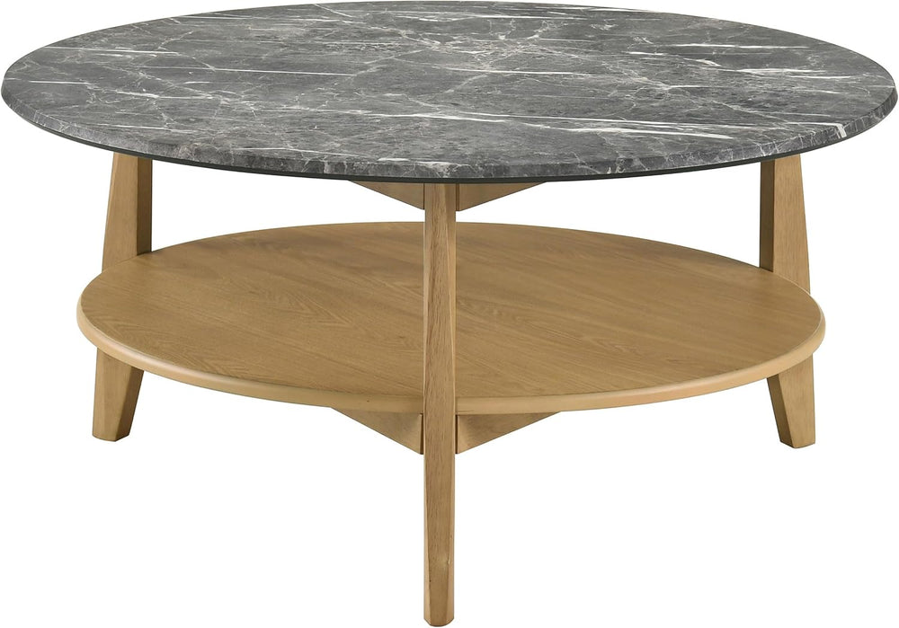 Coaster Home Furnishings - Bradley - Wood - 3-Piece Coffee Table Set with Ash...