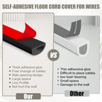 Silicone Wall Wire Hider, Side Open Wire Covers for Cords on Wall, 20FT Self-Adhesive Flexible Cord Hider for Mounted TV, Home Office, Cavity 0.63" W x 0.31" H