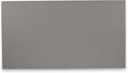 East West Furniture X097EL207-7 7 Piece Dining Room Table Set Consist of a Rectangle Kitchen Table with X-Legs and 6 Gray Linen Fabric Parson Dining Chairs, 40x72 Inch, Multi-Color