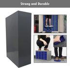 INTSUPERMAI Parts Cabinet Tools Storage Cabinet 60 Drawer Plastic Parts Organizer Plastic Storage Drawers 2 Dividers 5 Baffle