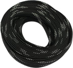 30ft PET Expandable Sleeving Wire Cable Sleeve (3/5", Silver&Black)