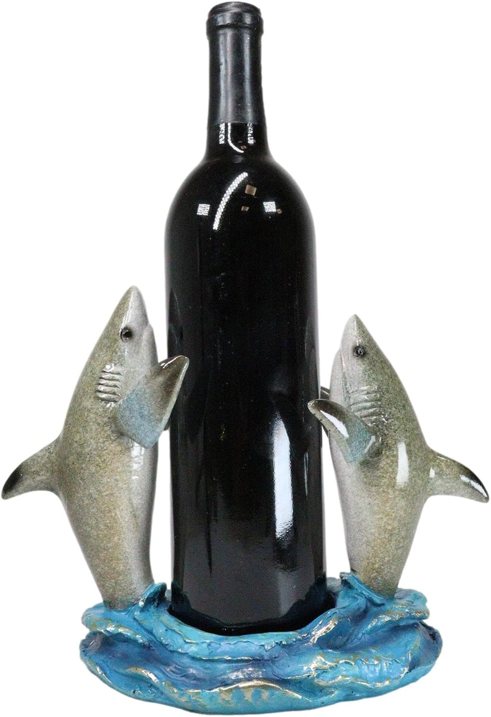 Ebros Gift Ocean Marine Byron Bay Terror Twin Great White Sharks Rising Above...