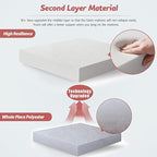 MAXYOYO Japanese Floor Mattress Futon Mattress, 4" Thicken Tatami Mat Sleeping Pad Foldable Roll Up Mat Boys Girls Dormitory Pad Kids Floor Lounger Pillow Bed, Charcoal Grey, Queen Size