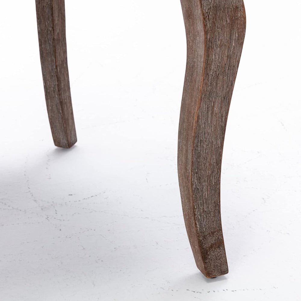 Ball & Cast Mid-Century Upholstered Dining Chairs Set of 2, Thickened Fab...