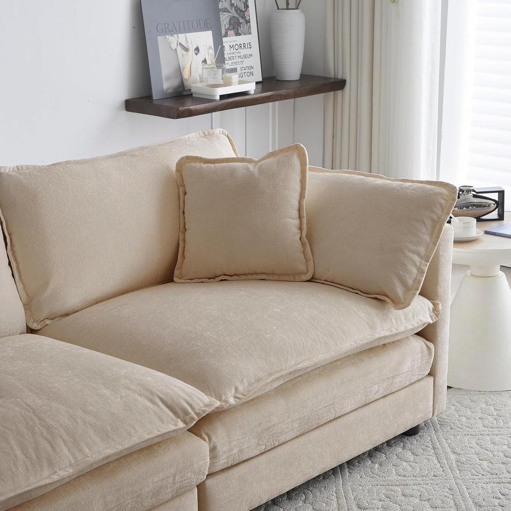 Fabric Ottomans Footrest to Combine with 2 Seater Sofa, 3 Seater Sofa and 4 S...