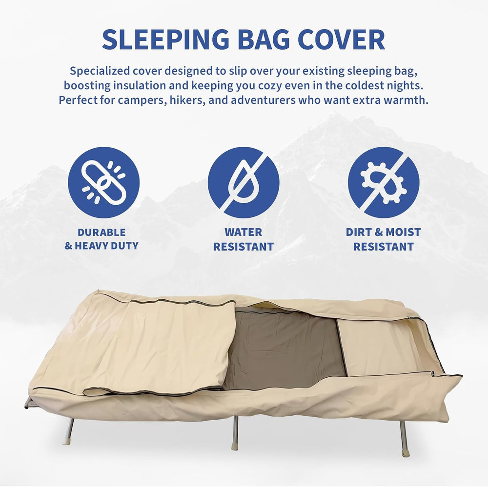 Canvas Sleeping Bag Cover | Oversized Sleeping Bag Protector