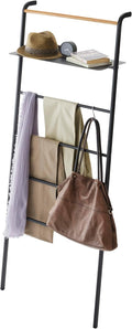 Yamazaki Home Leaning Ladder with Shelf, Space Saving