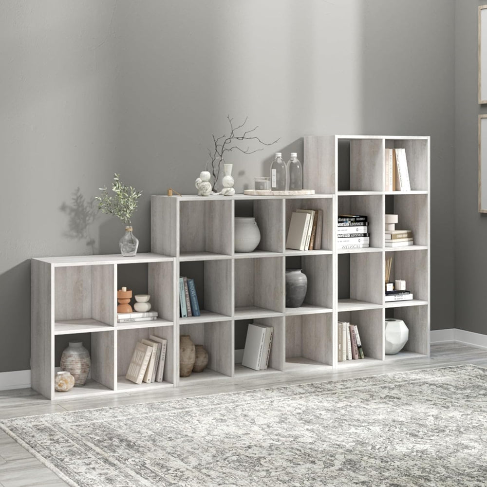 Signature Design by Ashley Paxberry Coastal 4 Cube Storage Organizer or Bookc...