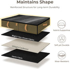 StorageWorks Shoe Organizer for Closet, Fits up to 24 Pairs, 2-Pack Ultra-thick Fabric Under Bed Shoe Storage Containers with Bottom Support and Adjustable Dividers, Black