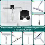 CGBE Razor Holder for Shower, 4 Packs Self Adhesive Shaver Holder Hanger Hooks for Bathroom, Damage Free Wall Hooks for Razor Shaver Loofah Sponge