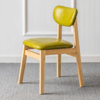 Dining Chairs, Comfortable Stool, Upholstered Dining Accent Side Chairs, Commercial Stool, Scratch Resistant, for Small Spaces Home Bedroom Study(Fruit Green)