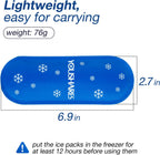 YOUSHARES Diabetes Ice Packs for Insulin Cooler Travel Case - TSA Approved Ice Packs for Diabetic Travel Case, Mini Ice Packs Suitable for Most Insulated Medication Travel Bag（4 Packs）