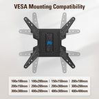 Mounting Dream Ultra Slim Full Motion TV Wall Mount, Low Profile Articulating TV Mount for 26 to 75 Inch TVs - Smooth Extension, Swivel, Tilt, Fits 16" Studs, Max VESA 400x400mm, Holds 88lbs