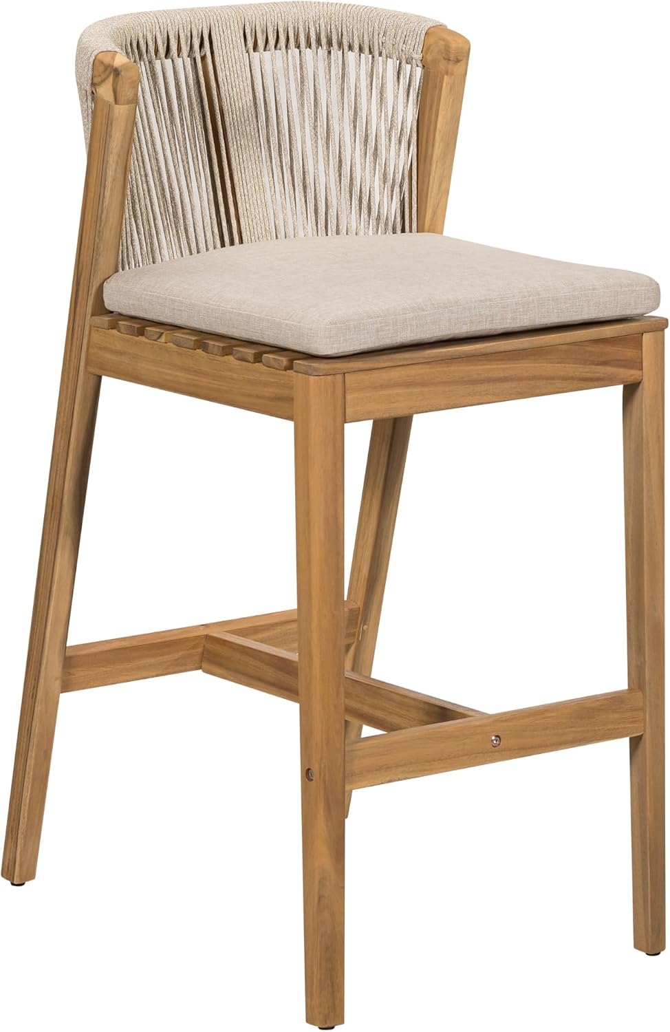 Christopher Knight Home Cuz Patio Barstool Set of 2, Outdoor Counter Height S...