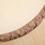 Round Pouf Ottoman Footstool 20x14In Ottoman Footrest for Couch Sofa Coffee | All-in-one Foam Floor Pouf,Ottoman Coffee Table,Footstool Ottoman Boho Poof Home Decor Beanbag Chairs for Living Room Bedroom