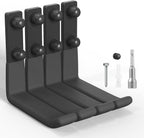 Heavy Duty Garage Hooks, 4 Inch Ladder Hooks for Garage Wall Ladder Hangers Wall Mount Wall Hooks for Hanging Ladders,Ropes, Hoses, Garden Tools(4 Pack)