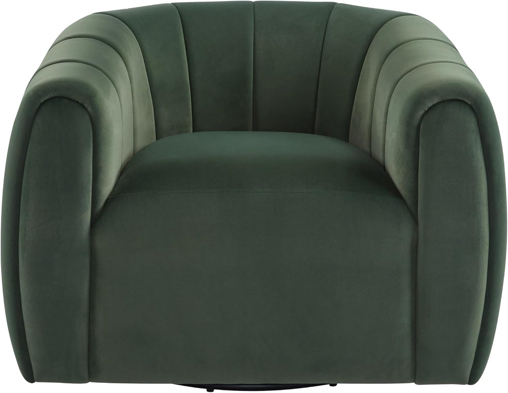 Christopher Knight Home Monroe Velvet Swivel Club Chair,Armchair with 360-Deg...