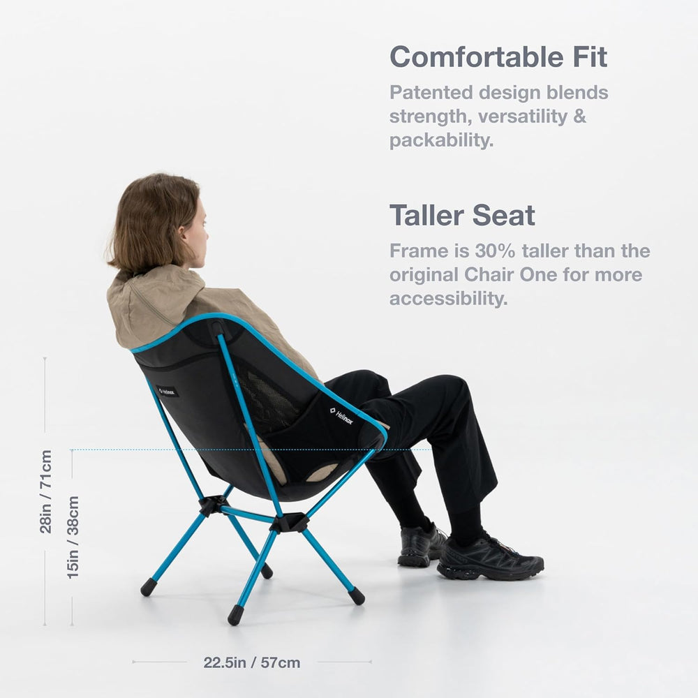 Helinox Chair One (re) High-Performance Camping Chair, Lightweight Compact Co...