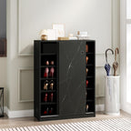 Modern Shoe Cabinet with Sliding Door, Saving Space Storage Cabinet for Entryway Hallway,for Kitchen Home