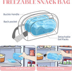 Cerbonny Small Cooler Bag Freezable Lunch Bag for Work School Travel, Leak-proof, Insulated, Cherry
