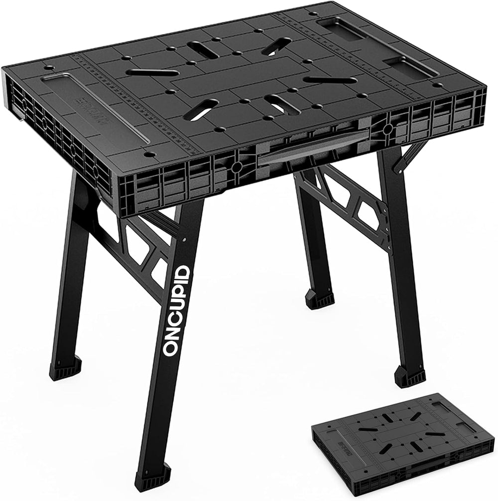 Express Folding Work Table, Easy Setup Portable Folding Work Table & Port...