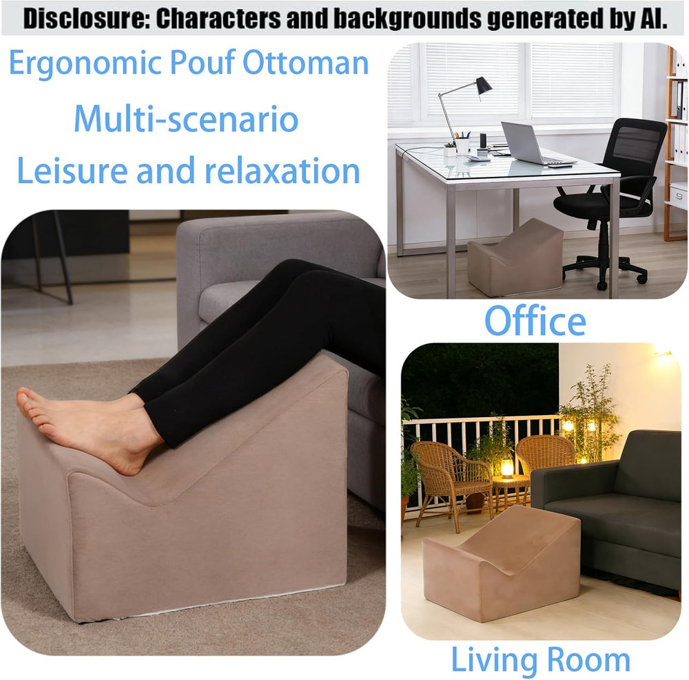Version that Modern Pouf Ottoman,Relax Stool,Floor Poufs for Couch