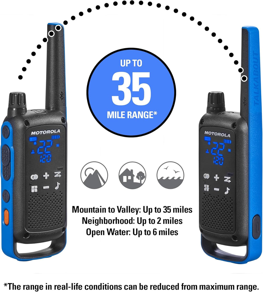 Motorola Solutions, Portable FRS, T802, Talkabout, Two-Way Radios Waterproof ...