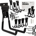 FELLER Slatwall Hooks and Slatwall Accessories - 20 Pack Premium Heavy Duty Single and Double Slatwall Hooks & Hangers for Efficient Storage, Used as Proslat Accessories