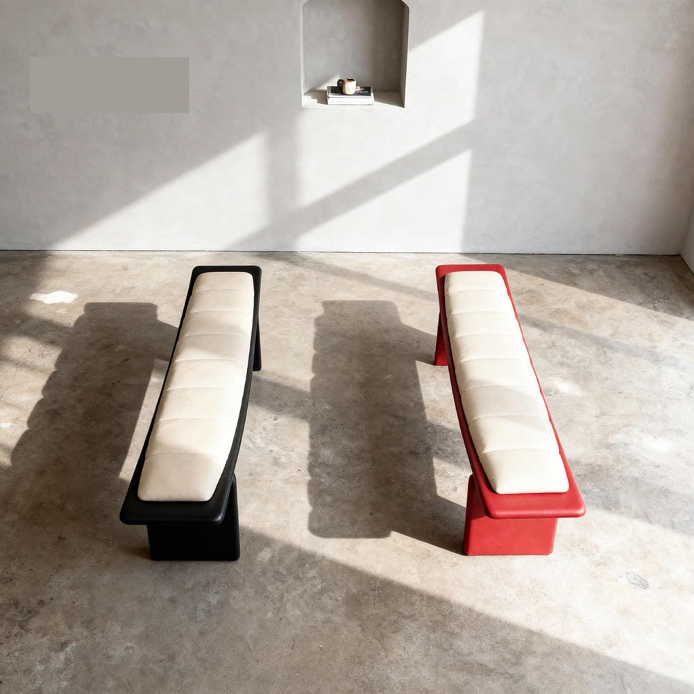 Modern Metal Living Room Shoe Changing Stool Bedroom Leather Upholstered Bed ...