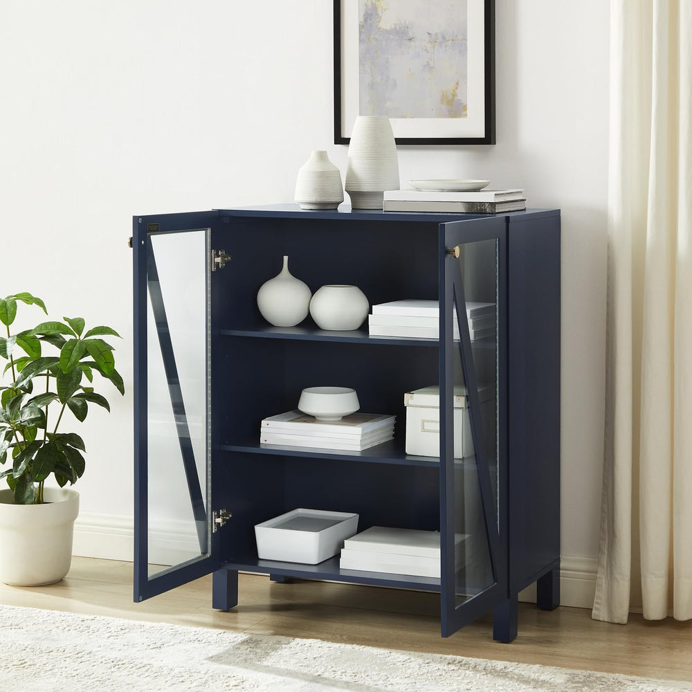 HomeStock Medieval Moods Stackable Storage Pantry Navy
