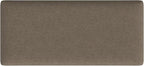 HomePop Home Decor | Upholstered Decorative Storage Ottoman Bench | Ottoman Bench with Storage for Living Room & Bedroom | Decorative Home Furniture, Textured Brown