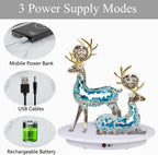 JAYEGT Motorized Rotating Display Stand，350Lbs Load ，360 Degree Electric Rotating Turntable for Photography Products Display，Live Show,Remote Control +5 Colors Backgrounds (White/23.6Inch /Rechargeable)