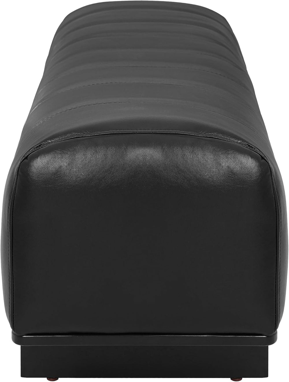 Christopher Knight Home Lamie Faux Leather Upholstered Dining Bench, Wooden E...