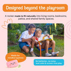 Kids Rocking Chair – Sensory Rocker for Kids Ages 3-8 – Calming Chair for Autism & Sensory Seating – Indoor Rocker for Focus, Relaxation & Quiet Time