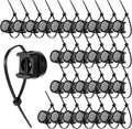 30 Pcs Magnetic Zip Tie Mounts Magnetic Cable Clips Organize and Secure Cable Wires with Powerful Multipurpose Ties Mount Base for Electrical Wire