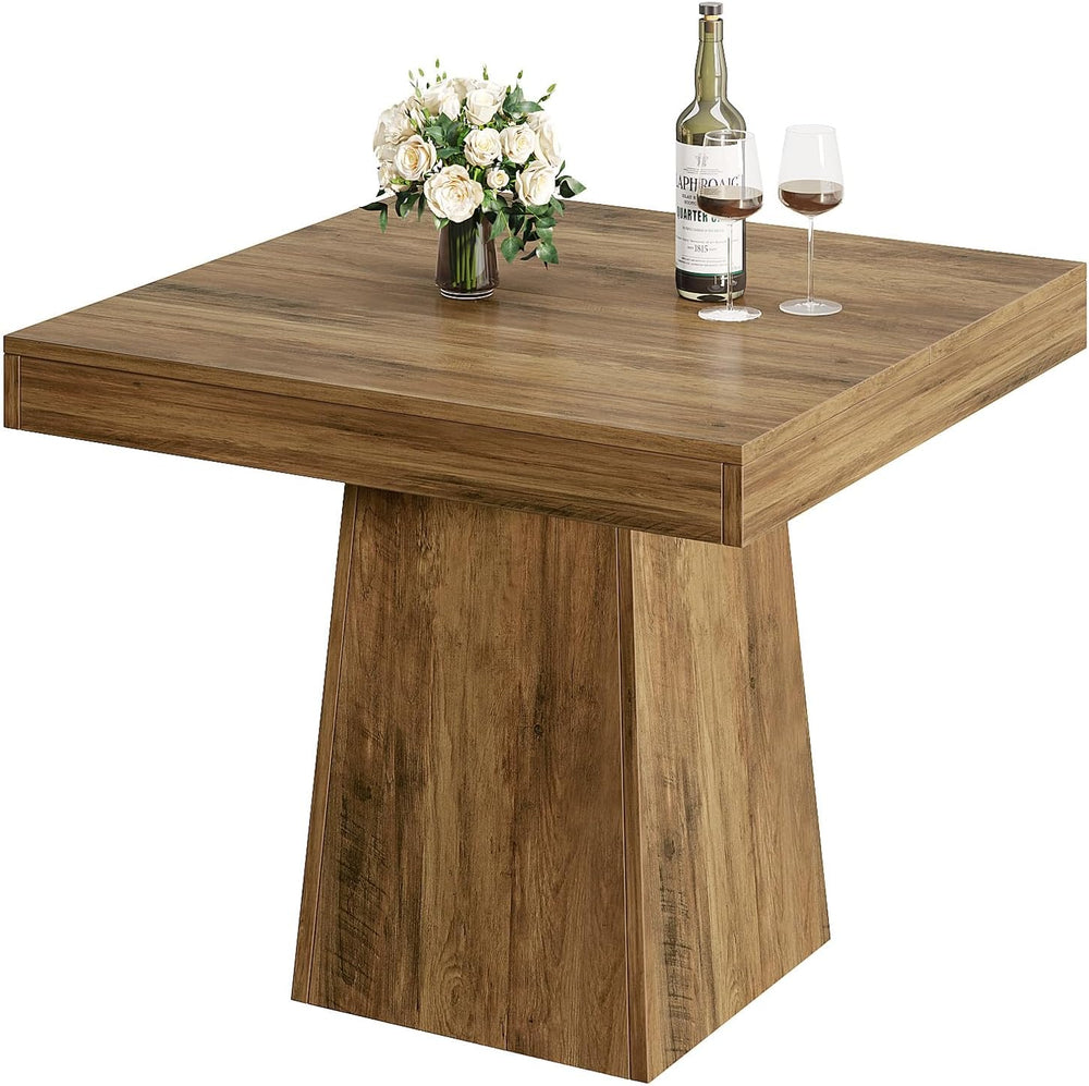 Tribesigns 31.5" Square Dining Table for 4, Farmhouse Kitchen Table with...