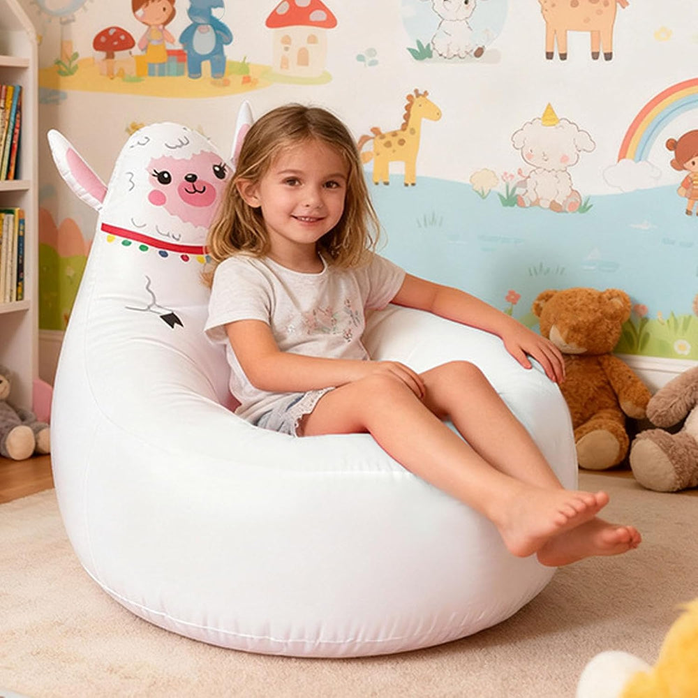 Zopsc Soft Skin Friendly Inflatable Chair, Cute Shape Air Valve for Quick Inf...