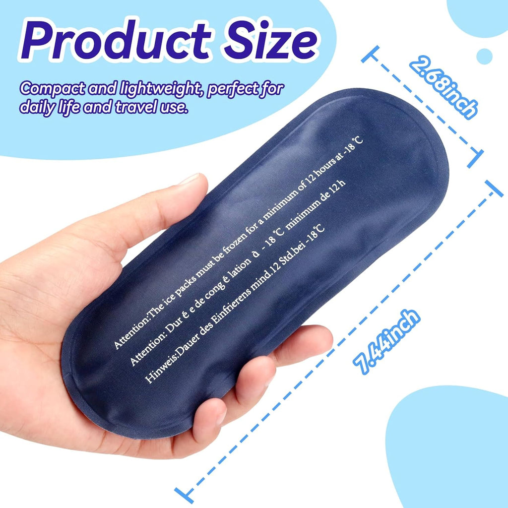 Ice Pack for Insulin Travel Case, TSA Approved Reusable Medical Cooler Bag Ice Packs for Diabetic (Pack of 2)