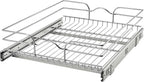 Rev-A-Shelf Kitchen Cabinet Pullout Shelf and Drawer Organizer Slide Out Pantry Storage Basket in Multiple Sizes, 18 x 22 In, 5WB1-1822CR-1